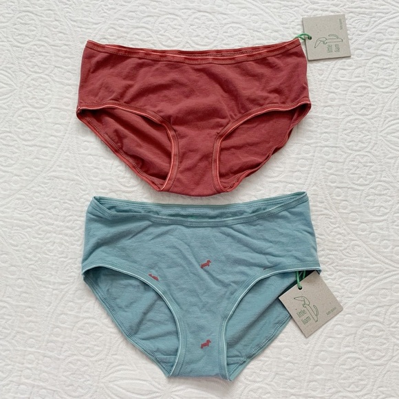 kate quinn Women’s little liam Organic Cotton Hipster‎ Panties Underwear Bundle - Picture 1 of 3